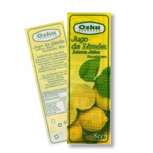 Jugo De Limon Osku 8Cc, Caja De 300 Und.