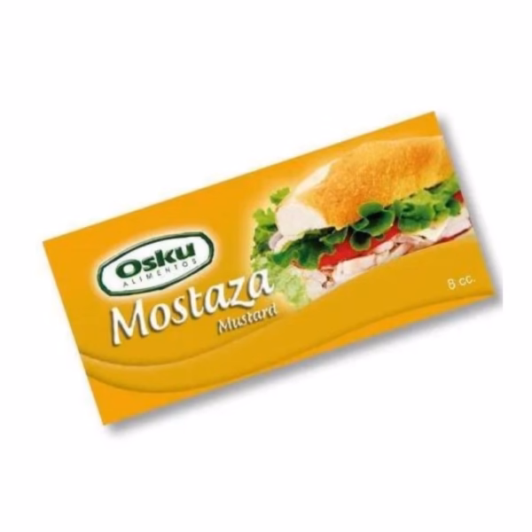 Mostaza Osku Sachet 8 cc x 300 Unidades
