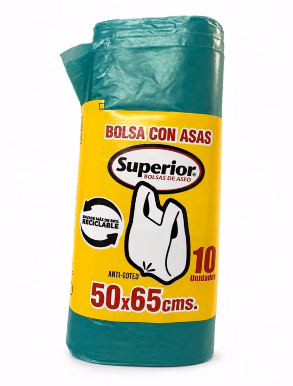 Bolsa Superior 50 x 65 con Asas 10 unidades