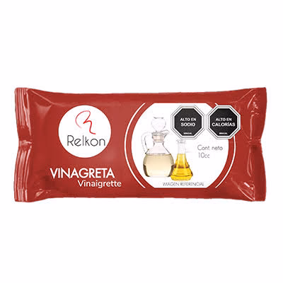 Vinagreta Relkon 10 cc 300 Unidades Sachet