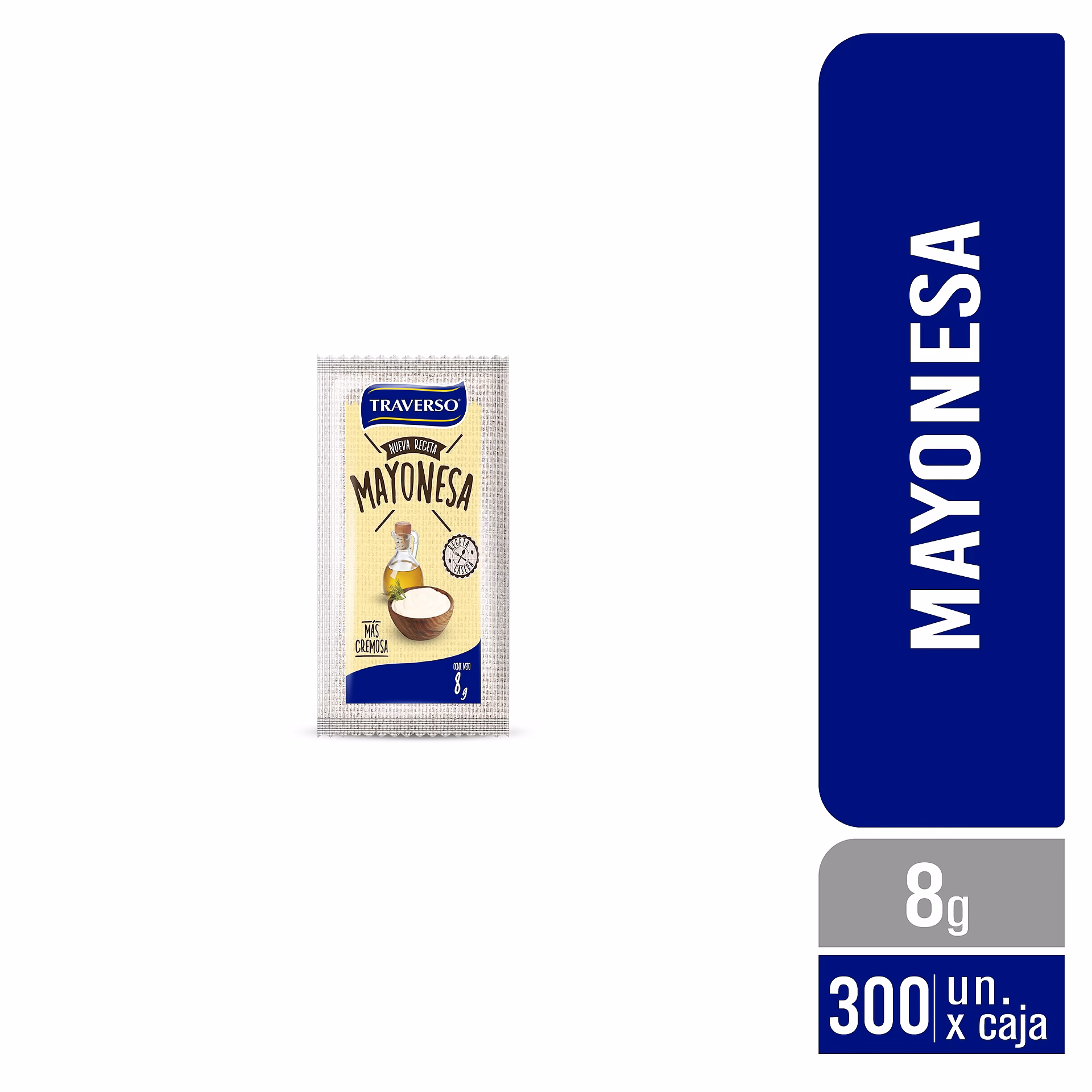 Mayonesa_8g Traverso Mayonesa Traverso 8 cc Caja 300 Unidades