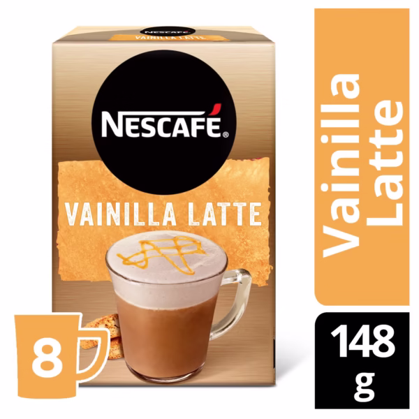 Nescafe Latte Vainilla Nestle X 8 Unid