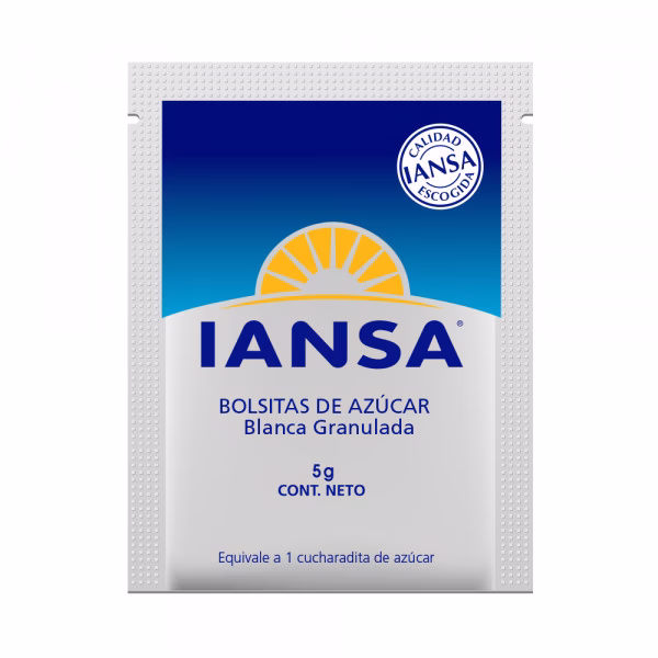 Azucar Iansa Sachet 5 Grs, Caja De 800 Und.