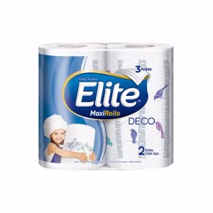 Toalla De Papel Elite Deco Maxi Rollo X 2 Unid
